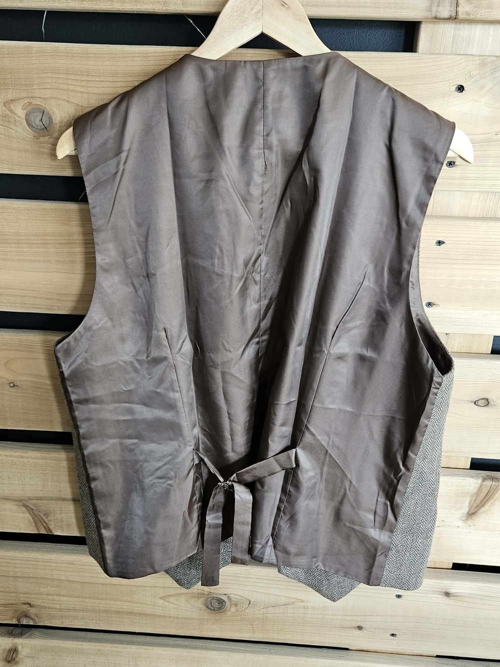Classic Brown Waistcoat Vest - Tailored Layering Piece MENS